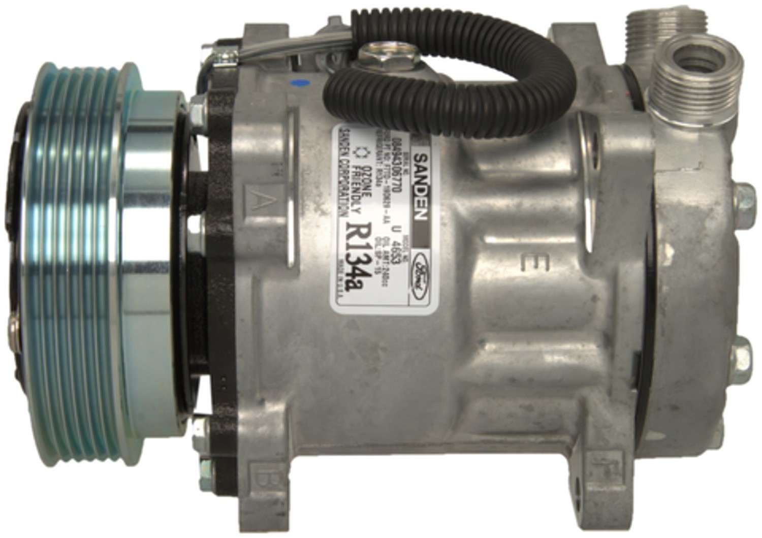 Four Seasons New Sanden/Sankyo SD7H15 Compressor w/ Clutch 78596