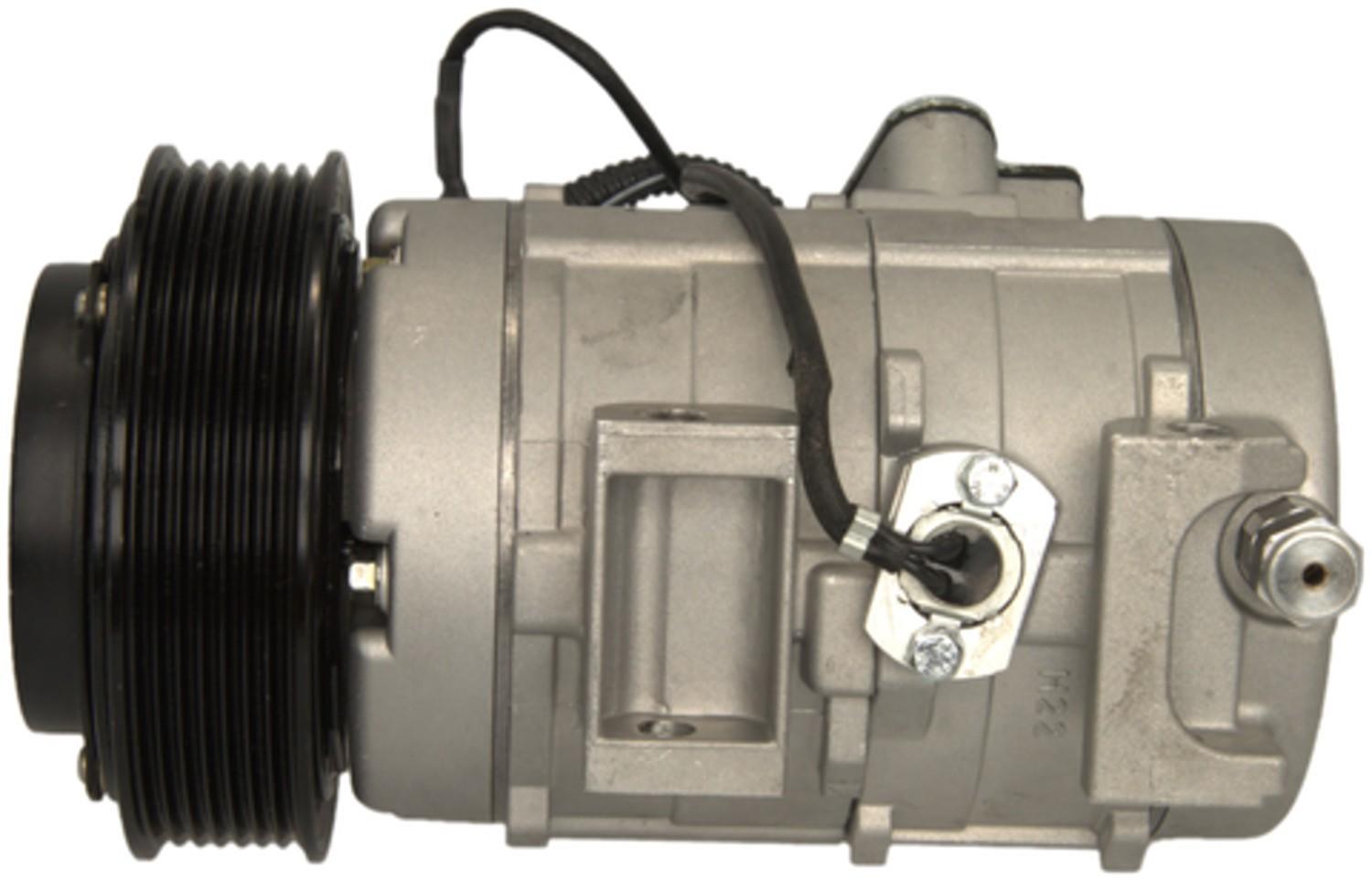 Four Seasons New Nippondenso 10S17C Compressor w/ Clutch  top view frsport 98338