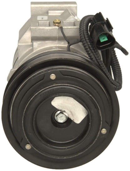 Four Seasons New Nippondenso 10S17C Compressor w/ Clutch  top view frsport 98338