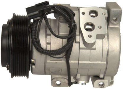 Four Seasons New Nippondenso 10S17C Compressor w/ Clutch  top view frsport 98338