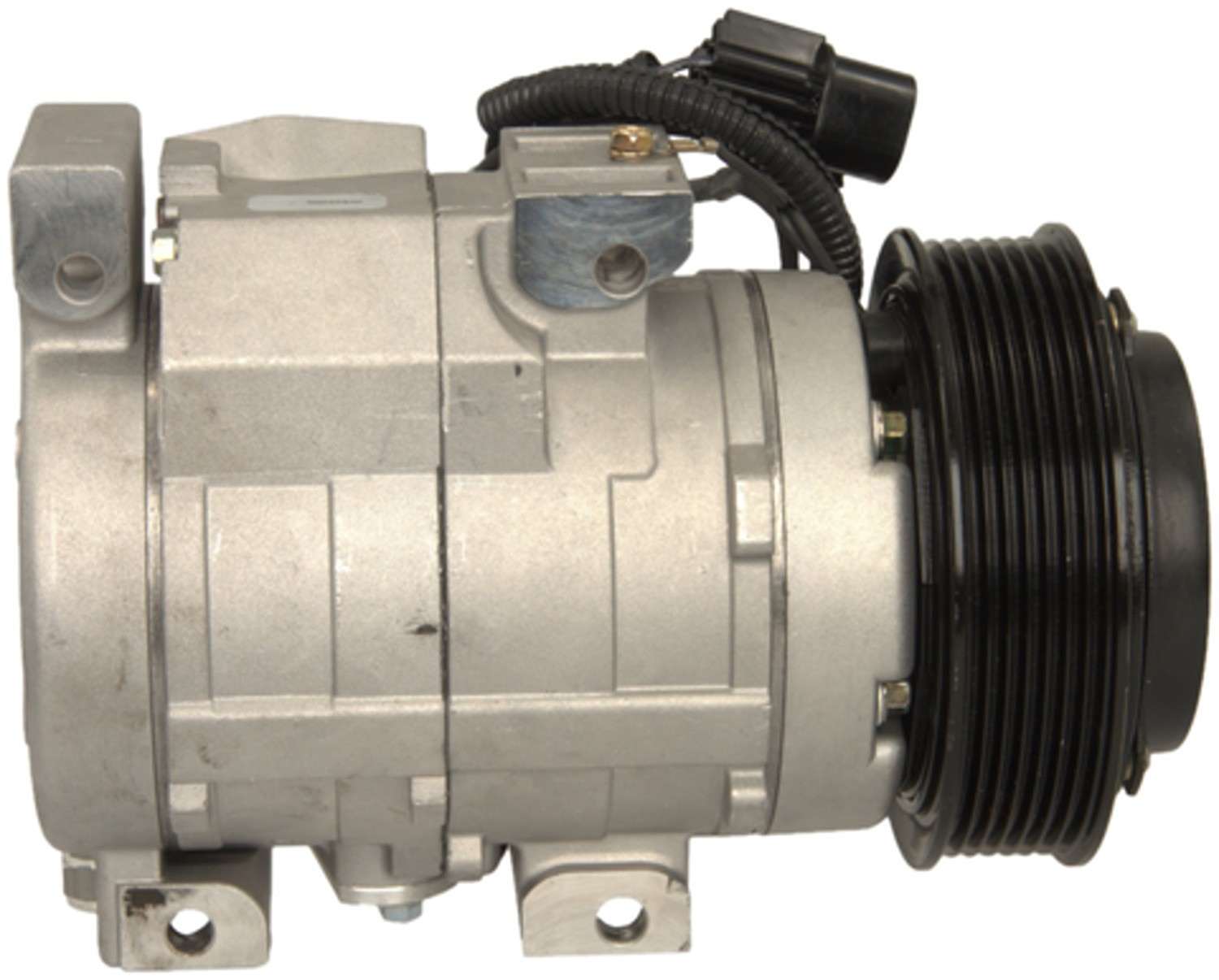 Four Seasons New Nippondenso 10S17C Compressor w/ Clutch  top view frsport 98338