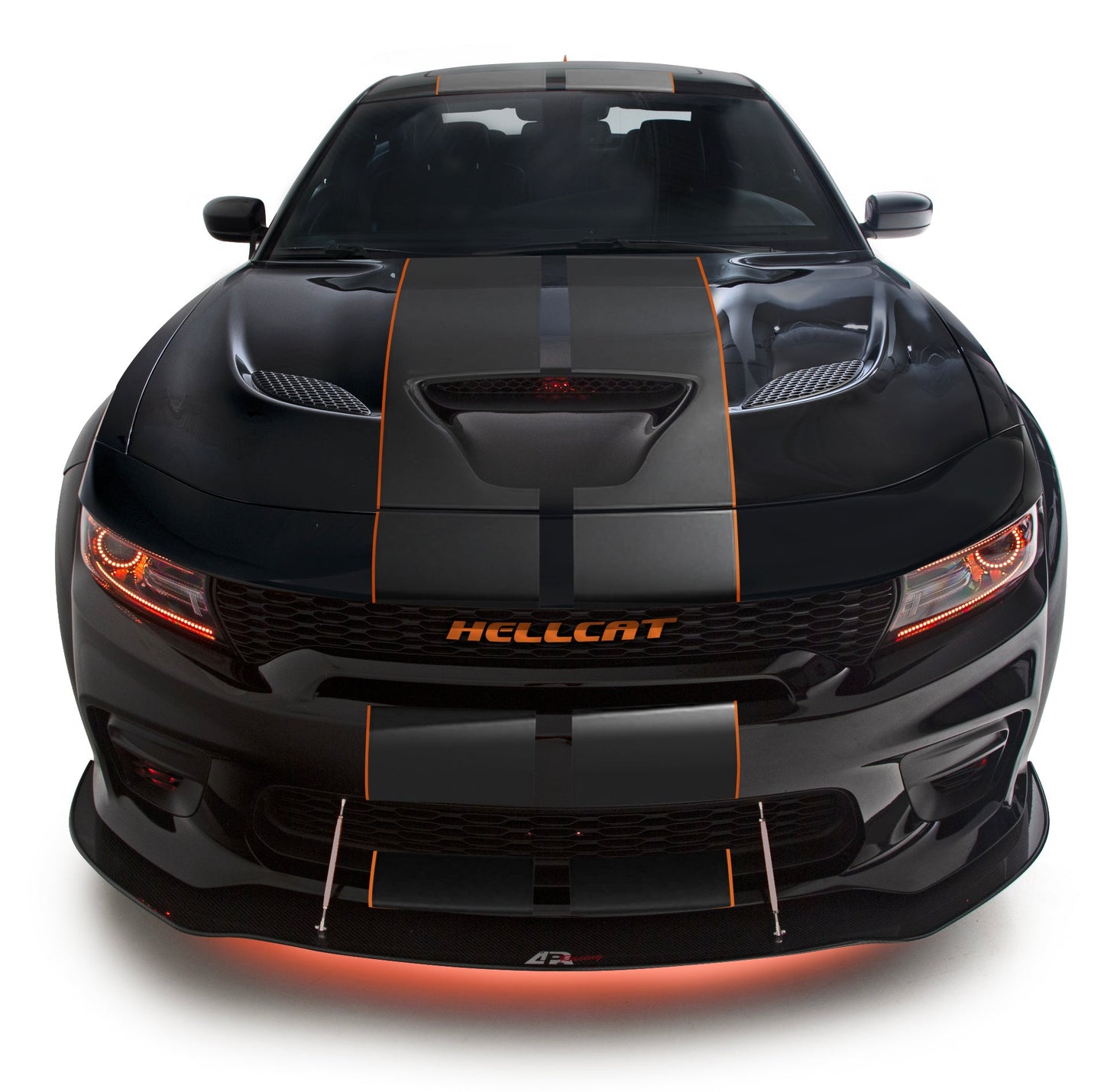 APR Dodge Charger Widebody Carbon Fiber Front Wind Splitter 2020 - 2023