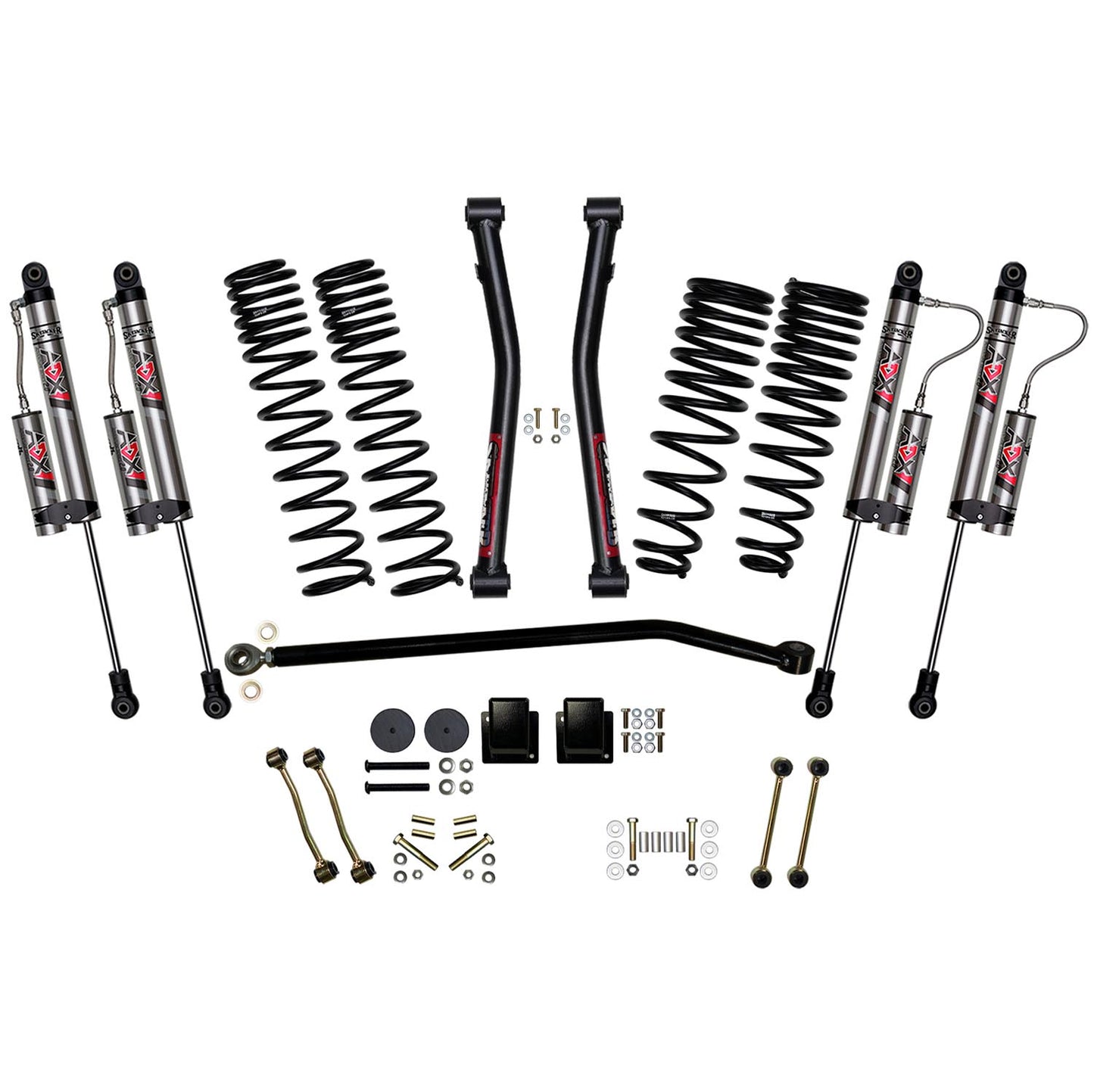 Skyjacker 2020+ Jeep Gladiator JT (Excl. Rubicon) 3.5in Front / 2in Rear Lift Kit w/ ADX 2.0 Shocks G351KXLT