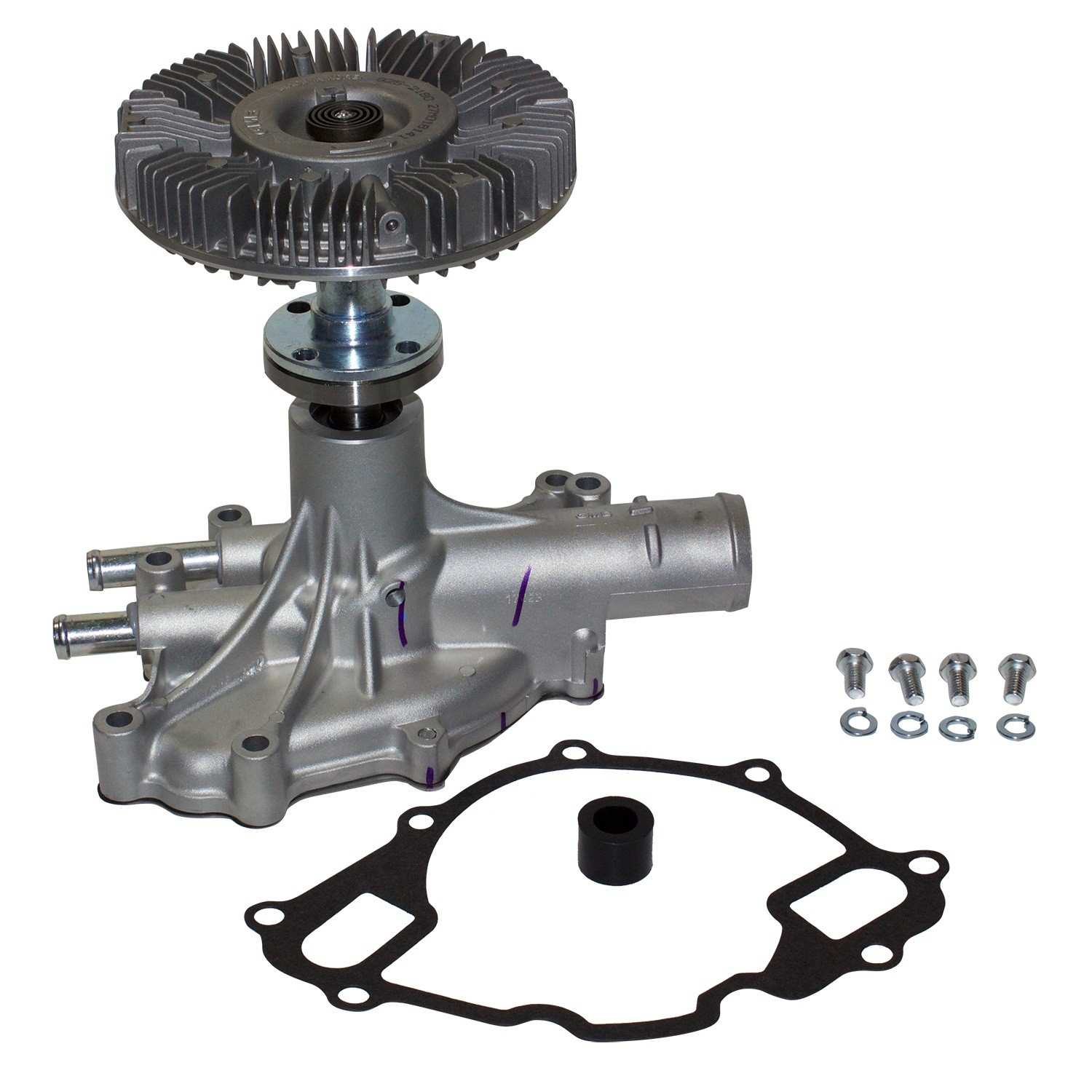 GMB Engine Water Pump with Fan Clutch 125-0002