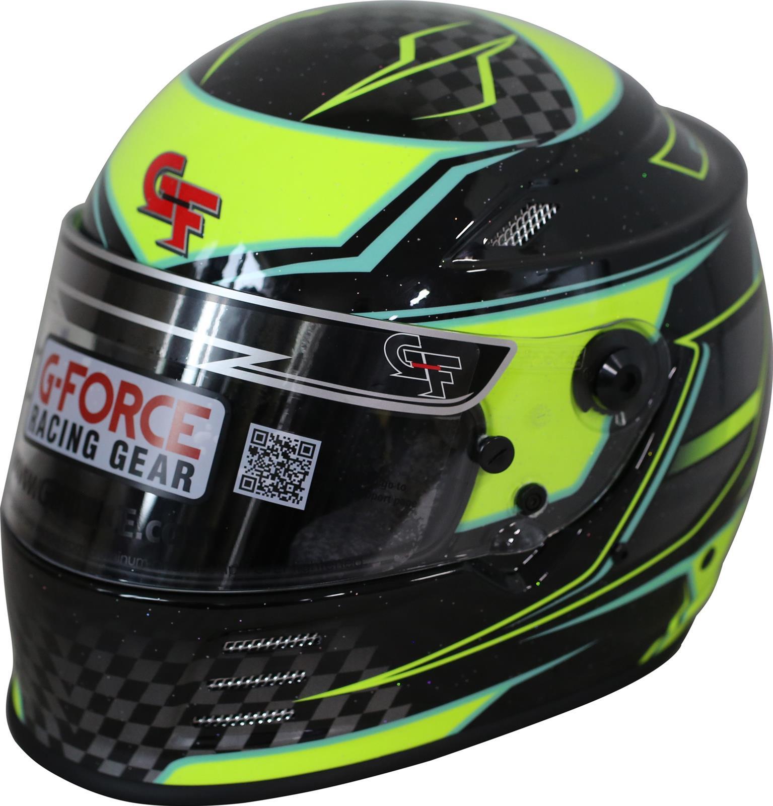 G-Force HELMET REVO GRAPHICS XLG YELLOW SA2020 Helmets and Accessories Helmets main image