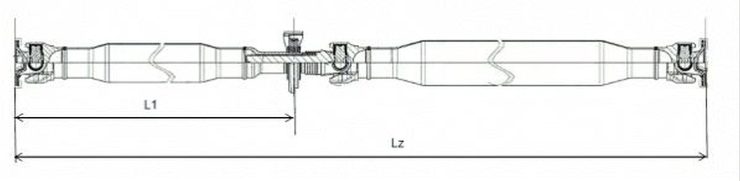 Loebro Drive Shaft Assembly GKNP20026
