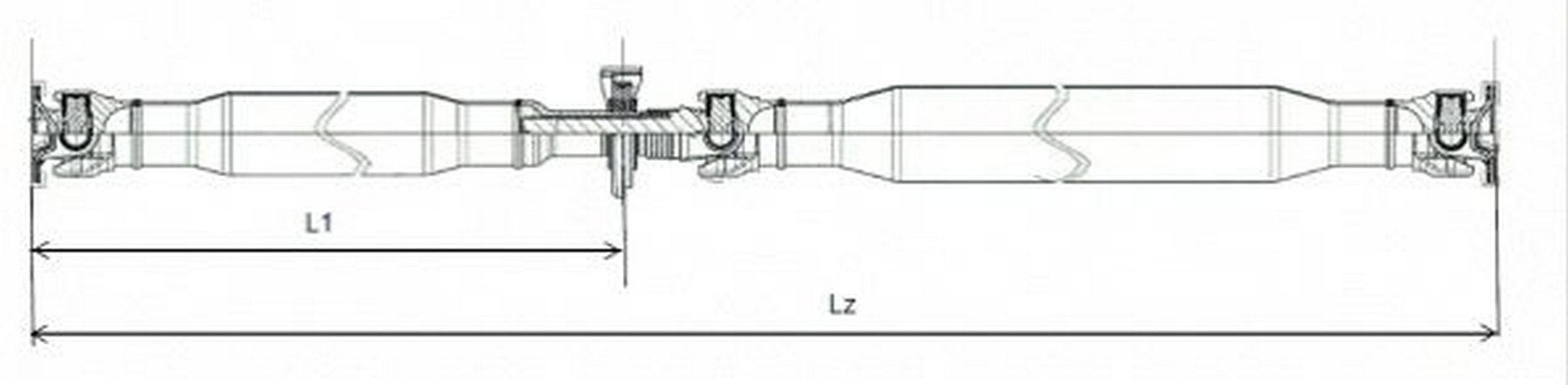 Loebro Drive Shaft Assembly GKNP20026