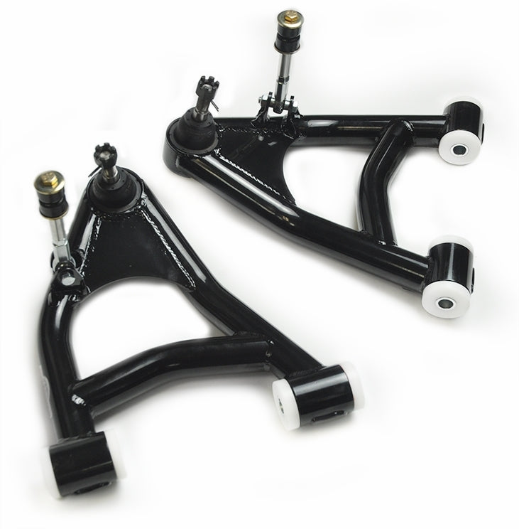 Global West 79-93 Ford Mustang Lower A-Arms Coilover Front Suspension Components Front Control Arms main image