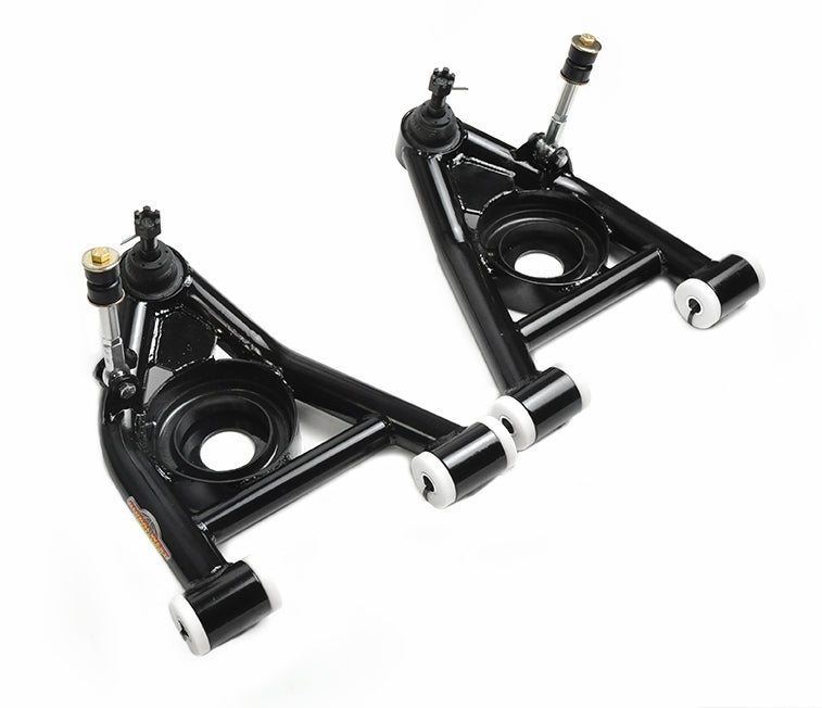 Global West 79-93 Ford Mustang Lower A-Arms Coil Spring Front Suspension Components Front Control Arms main image