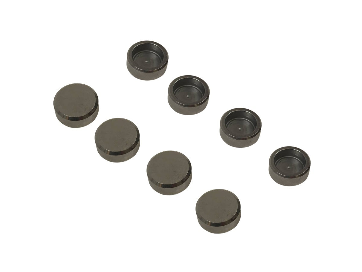 CHEVROLET PERFORMANCE Valve Lash Caps 8pk .313 Dia .080 Thick Engines and Components Camshafts and Valvetrain main image