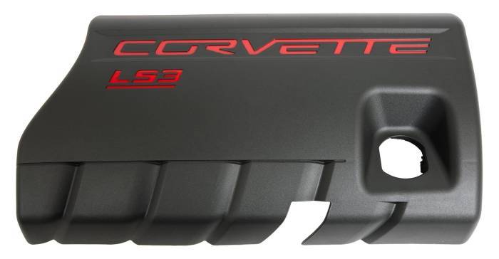 Chevrolet Performance Engine Cover RH 6.2L LS3 w/Corvette Logo 08-13 Engine Covers, Pans and Dress-Up Components Engine Compartment Covers main image