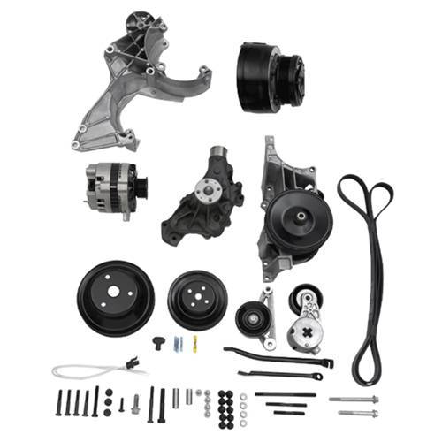 CHEVROLET PERFORMANCE SBC Accessory Drive Sys. w/AC Engines and Components Belts and Pulleys main image