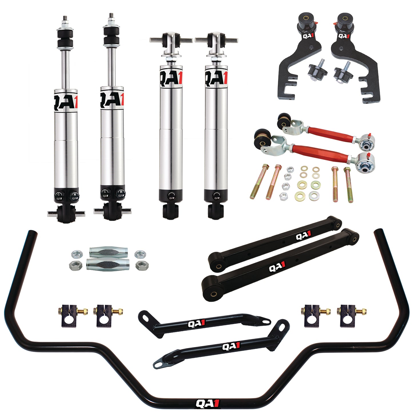 QA1 64-67 GM A-Body Level 1 Drag Kit 2.0 w/ Shocks DK21-GMA1