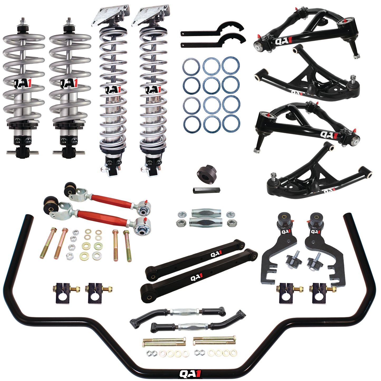 QA1 64-67 GM A-Body Level 2 Drag Kit 2.0 w/ Shocks DK22-GMA1