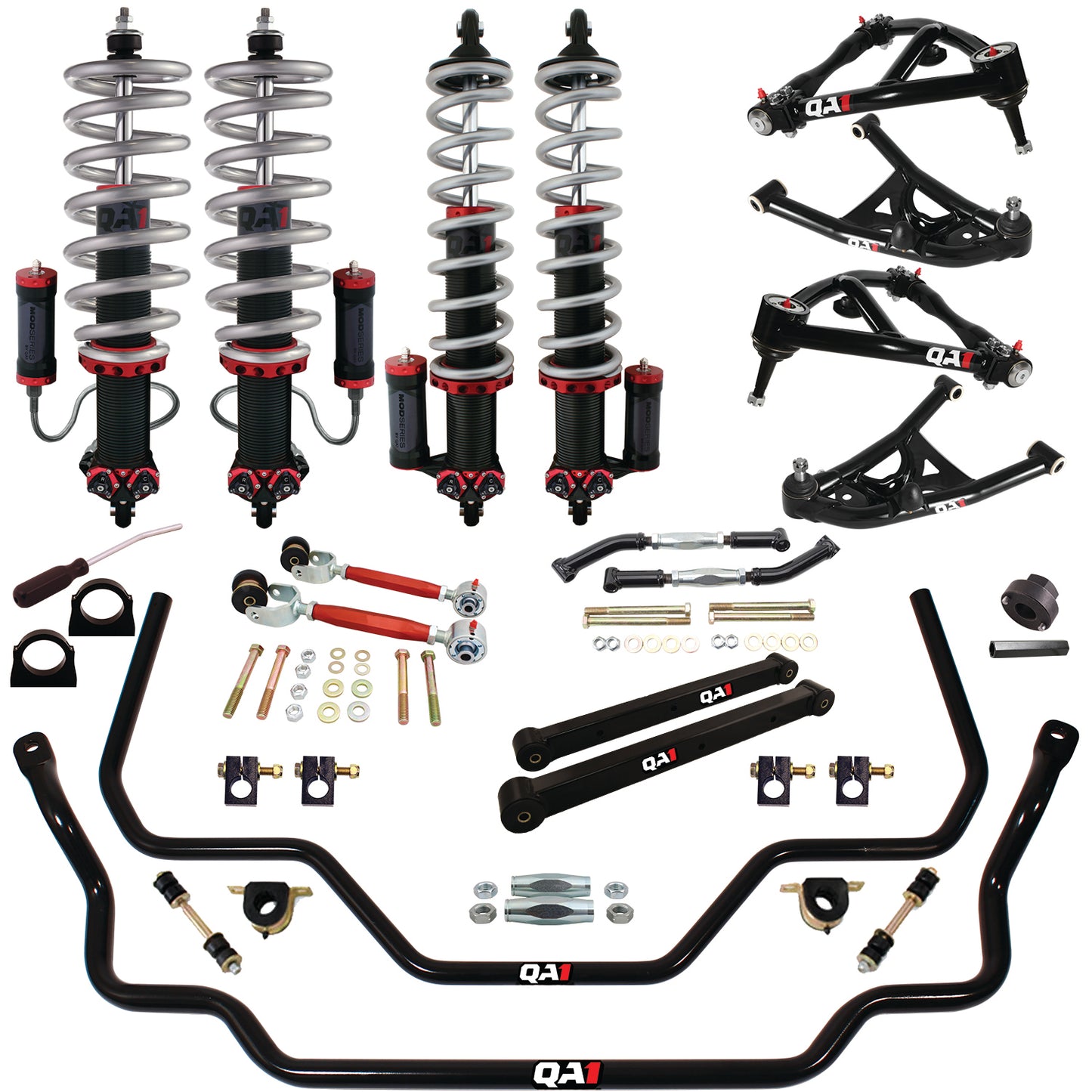 QA1 64-67 GM A-Body Level 3 Handling Kit 2.0 w/ Shocks HK23-GMA1