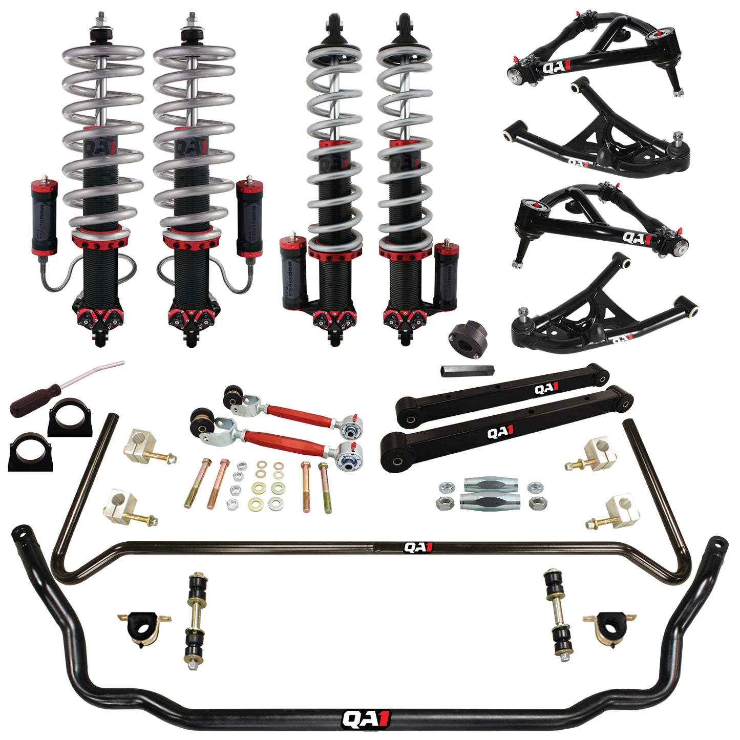 QA1 73-77 GM A-Body Level 3 Handling Kit 2.0 w/ Shocks HK23-GMA3