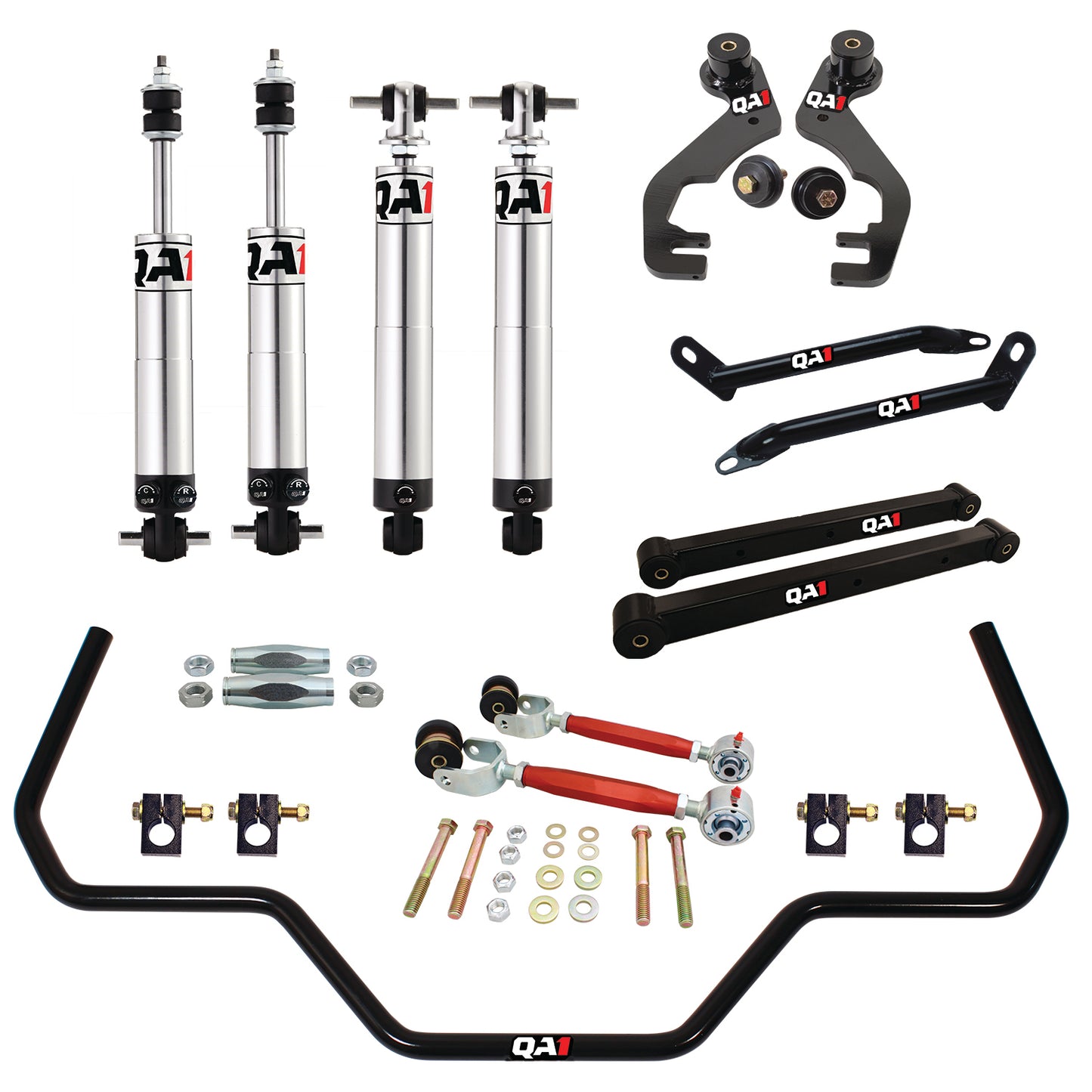 QA1 78-88 GM G-Body Level 1 Drag Kit 2.0 w/ Shocks DK21-GMG1