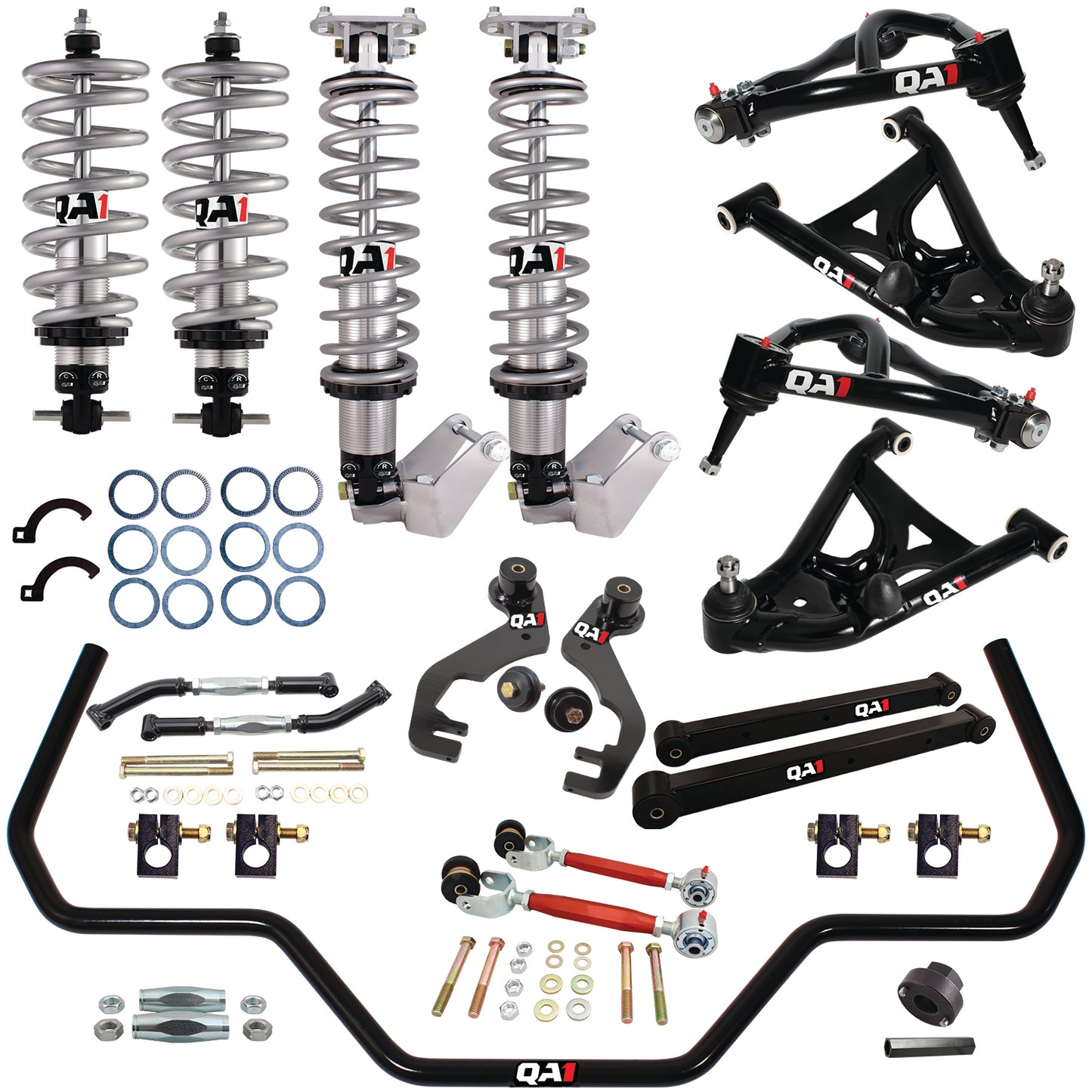 QA1 78-88 GM G-Body Level 2 Drag Kit 2.0 w/ Shocks DK22-GMG1
