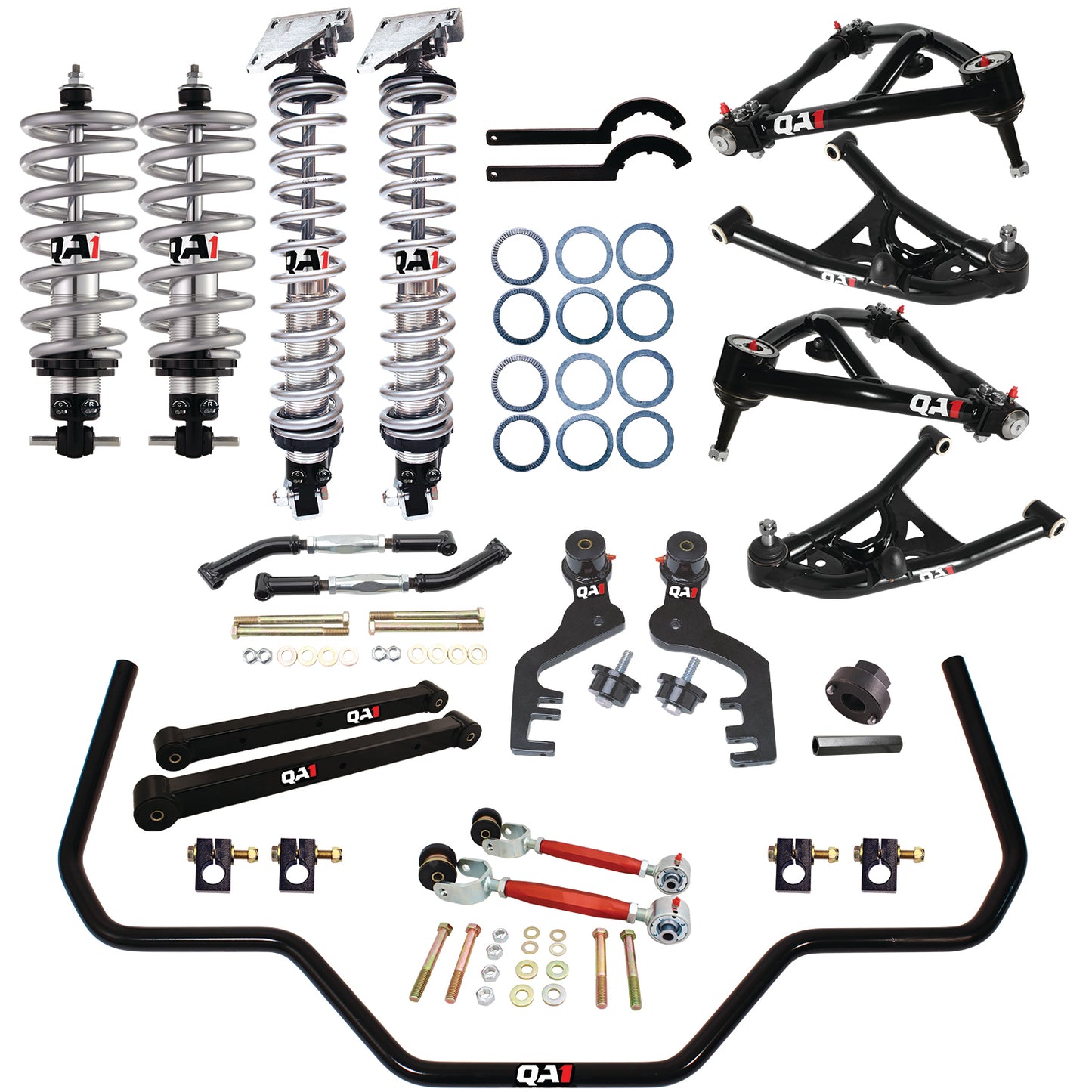 QA1 69-72 GM G-Body Level 2 Drag Kit 2.0 w/ Shocks DK22-GMG2