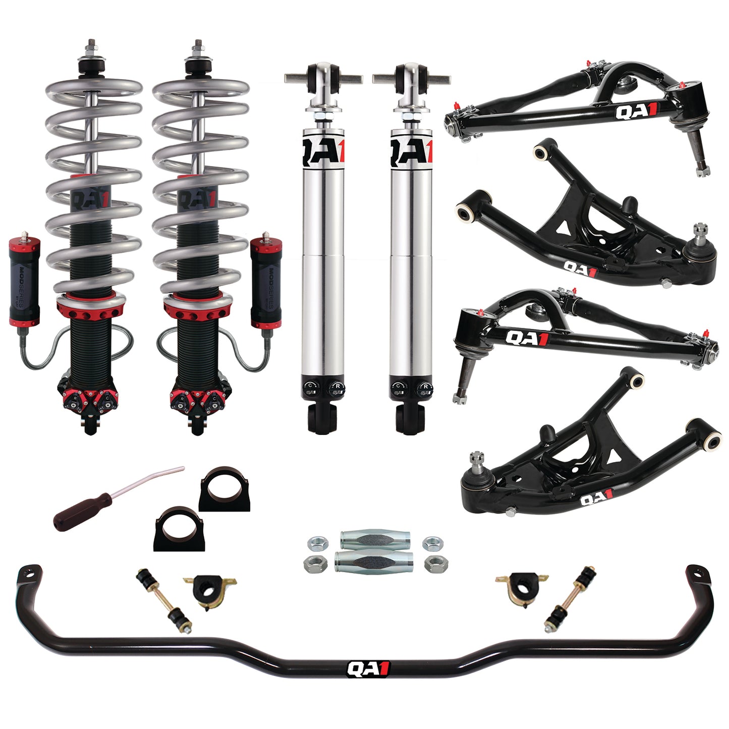 QA1 68-74 GM X-Body Level 3 Handling Kit 2.0 w/ Shocks HK23-GMX2
