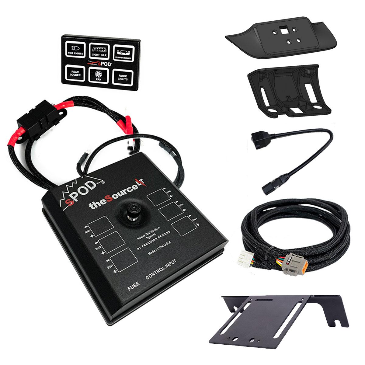 SPOD 2023+ Ford F250/F350 Super Duty Mini6 SourceLT Vehicle Power Management Kit 870142