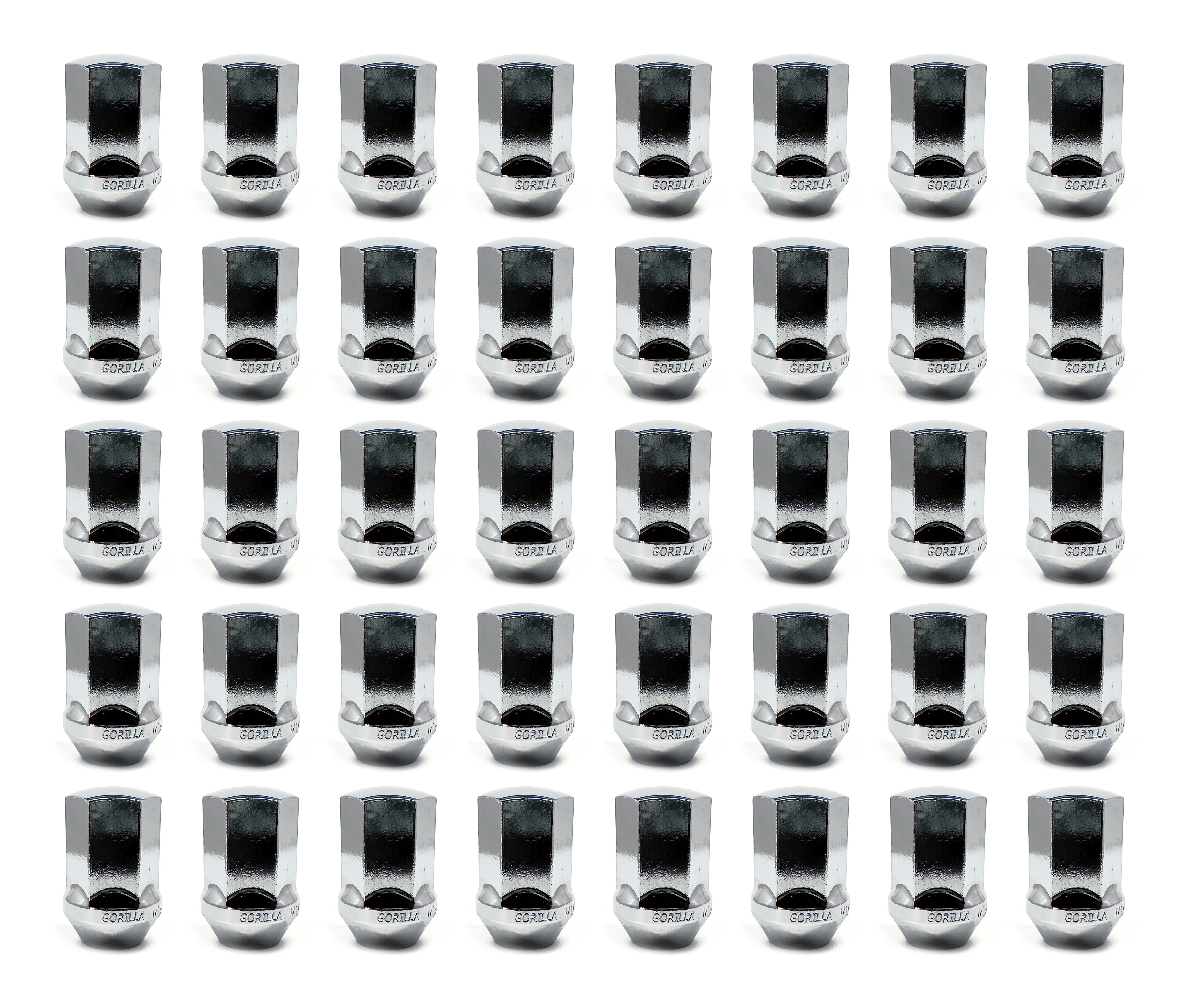 Gorilla 40 Lugnuts 14mm x 1.5 13/16 Hex Wheel and Tire Fastener Kits Wheel Lug Nuts main image