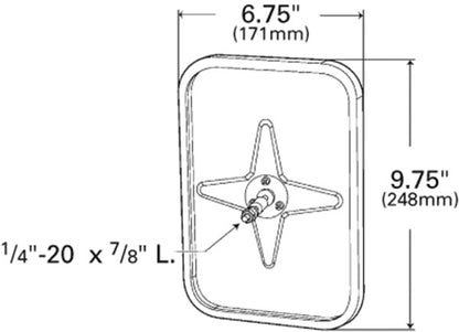 Grote Door Mirror 12102