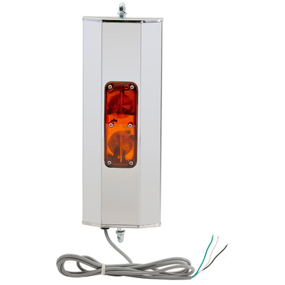 Grote West Coast Mirror with Clearance Light, 6" x 16" Heated Mirror 16173
