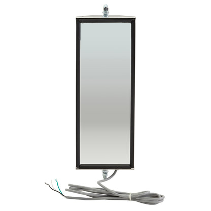 Grote West Coast Mirror with Clearance Light, 6" x 16" Heated Mirror 16173