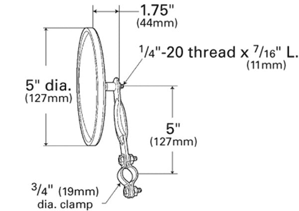 Grote Door Mirror 28032