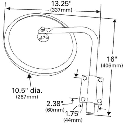 Grote Door Mirror 28491