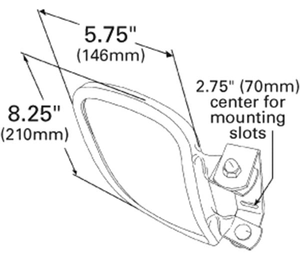 Grote Door Mirror 28763
