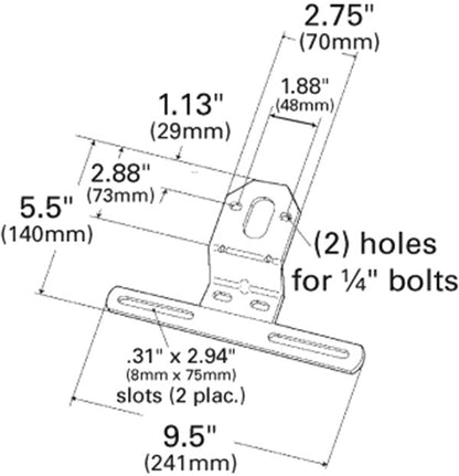 Grote License Plate Light Housing 43022