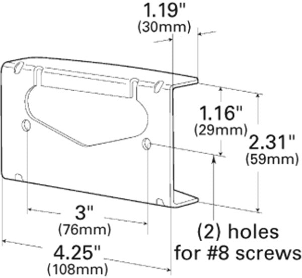 Grote Turn Signal Light Bracket 43144