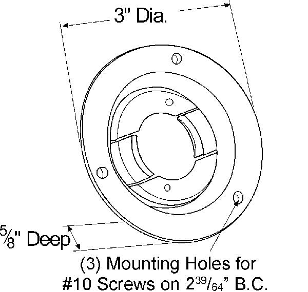 Grote Turn Signal Light Bracket 43150