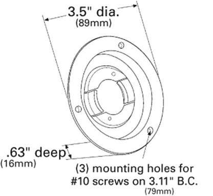 Grote Turn Signal Light Bracket 43160