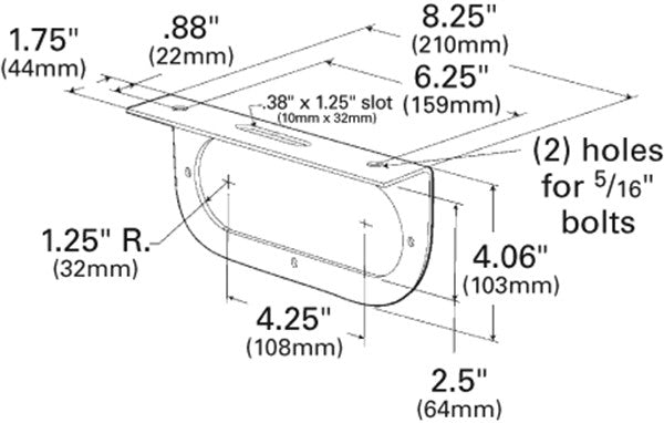 Grote Turn Signal Light Bracket 43362
