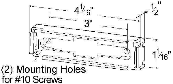Grote Turn Signal Light Bracket 43390