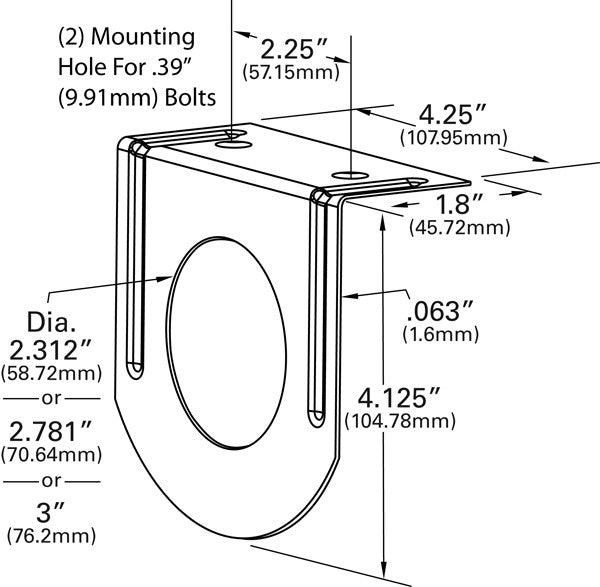 Grote Turn Signal Light Bracket 43532