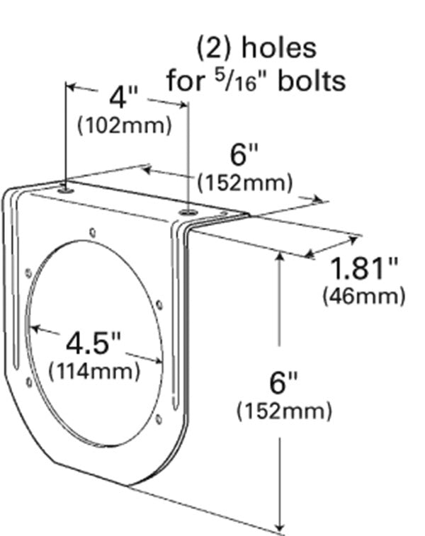 Grote Turn Signal Light Bracket 43572