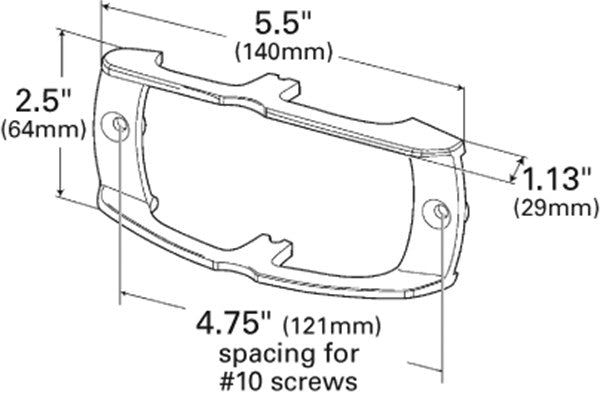 Grote Turn Signal Light Bracket 43673