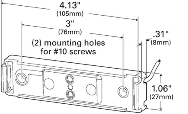 Grote Turn Signal Light Bracket 43850