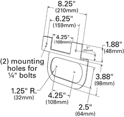 Grote Turn Signal Light Bracket 43952