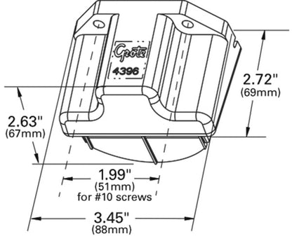 Grote Turn Signal Light Bracket 43960