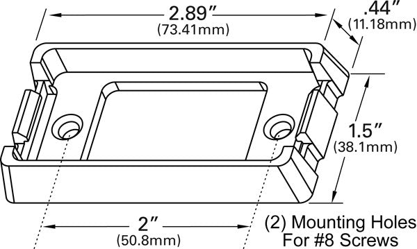 Grote Turn Signal Light Bracket 43980