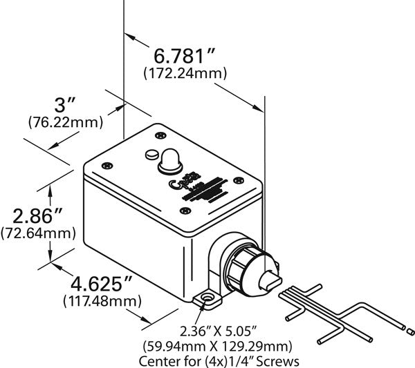 Grote Headlight Switch Knob 44360