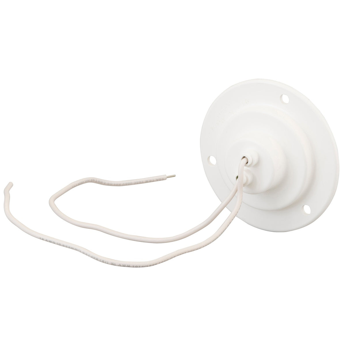 Grote Recessed Momentary Ground Switch, White 44380