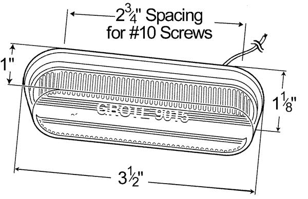 Grote Side Marker Light 45252-5