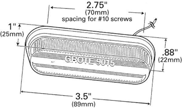 Grote Side Marker Light 45252