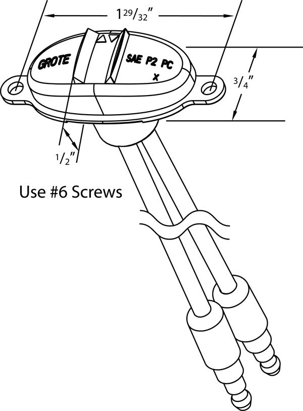 Grote Side Marker Light 45282